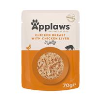 Mitrā kaķu barība Applaws, vistas gaļa/aknas, 0.07 kg