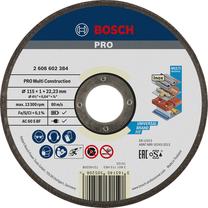Pjovimo diskas kampiniam šlifuokliui Bosch Pro Multi, 115 mm x 1 mm x 22.23 mm