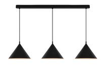 Valgusti rippuv Domoletti Triangle P23022F-3B D22, E27, 3 x 40 W, must v. / must v.