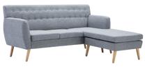 Kampinė sofa VLX L-Shaped 247024, šviesiai pilka sp., 171.5 x 138 cm x 81.5 cm