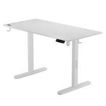 Arvutimängulaud reguleeritava kõrgusega SENSE7 Nojo, 120 cm x 60 cm, 72 - 118 cm, valge v.