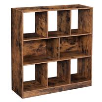 Pastatoma lentyna Songmics Bookcase, ruda, 86 cm x 28 cm x 94.5 cm