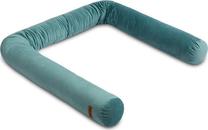 Aizsargājošā apmale Sensillo Velvet, tirkīza krās., 200 cm x 15 cm