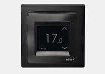 Termostats Devi DEVIreg Touch, padziļinājumā, melna krās., 8.5 cm, 5 - 45 °C