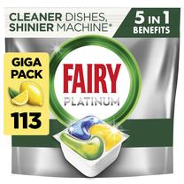 Nõudepesumasina kapslid Fairy Platinum All in One Lemon, 113 tk
