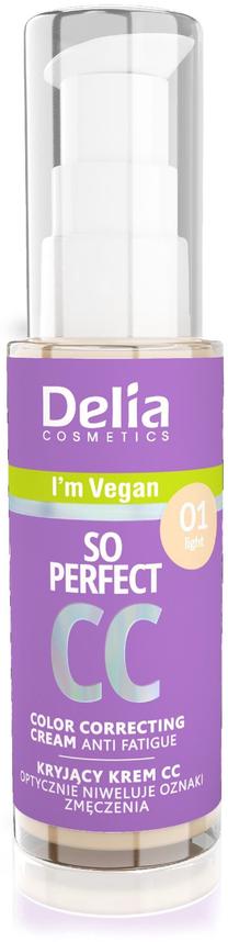 CC krēms Delia Cosmetics So Perfect, SPF 30, 01 light, 30 ml
