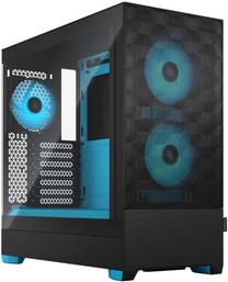 Kompiuterio korpusas Fractal Design Pop Air RGB TG Clear Tint, mėlyna sp./juoda sp.