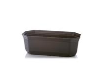Gėlių lovelis Uniplastex UKOR, plastikinis, 24 cm x 11.3 cm, Ø 24 cm, juoda sp.