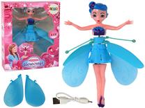 Интерактивная игрушка кукла Lean Toys Princess Aerocraft, 14 см, синий цв.