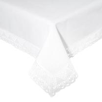 Staltiesė stačiakampė Nataly, balta, 140 x 260 cm