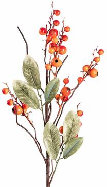 Dirbtinė šakelė Homla Kaia Balls, oranžinė sp., 70 cm