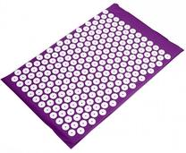 Akupunktūras masāžas paklājiņš Six7Fit, 60 cm, violeta krās.
