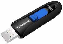 USB atmintinė Transcend JetFlash 790, mėlyna sp./juoda sp., 256 GB