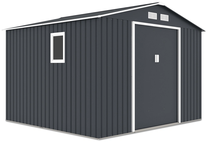 Sodo namelis Hudson, 255 cm x 277 cm x 202 cm, pilka sp.
