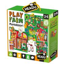 Lavinimo žaislas Headu Montessori Play Farm, įvairių spalvų