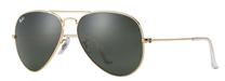 Sporta saulesbrilles Ray-Ban Aviator Classic RB3025 L0205 58-14, 58 mm, zelta krās./zaļa krās.