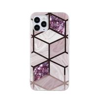 Чехол для телефона TelForceOne Geometric Marmur Case for Samsung Galaxy A22 4G, розовый цв., Samsung