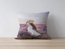 Dekoratyvinės pagalvėlės užvalkalas Mioli Decor 1070, violetinė sp./įvairių spalvų, 43 cm x 43 cm