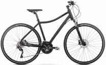 Velosipēds tūristu Romet, 28 ", 18" rāmis, melna krās.