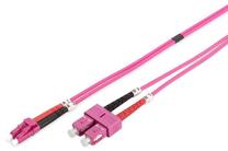 Сетевой кабель Lanview SC - LC LVO231814 SC Duplex, LC Duplex, 2 м, розовый цв.