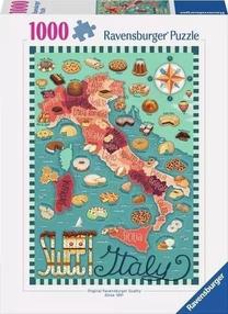 Dėlionė Ravensburger Sweet Italy, 70 cm x 50 cm, 1000 vnt., įvairių spalvų