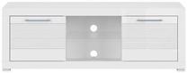 TV staliukas Flames, baltas, 151 cm x 48 cm x 53 cm