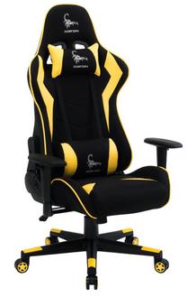 Игровой стул Gembird GC-Scorpion 05, 51 x 53 x 125 - 133 см, черный цв./желтый цв.