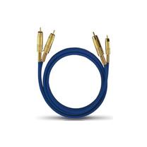 Кабель Oehlbach 2032 RCA - RCA RCA male x 2, RCA male x 2, 1 м, синий цв.