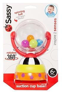 Развивающая игрушка для младенца Sassy Wonder Ball, 16 см, многоцветный
