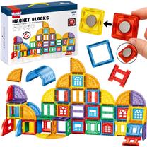 Magnetinis konstruktorius Woopie 3D Castle, 100 vnt., įvairių spalvų