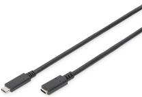 Vads Assmann AK-300210-015-S USB Type-C USB Type-C, USB C male, 1.5 m, melna krās.