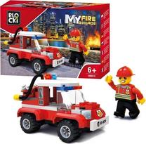 Конструктор Blocki My Fire Brigade Fire Truck 514506, 84 шт., многоцветный