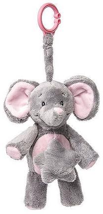 Rotaļlietas ratiem My Teddy, rozā krās./pelēka krās.