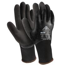 Darba cimdi sniega, lateksa Active Gear Ice, pieaugušajiem, melna krās., 11/XXL