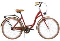 Dviratis miesto Azimut City Lux, 26 ", 17'' rėmas, ruda sp./raudona sp.