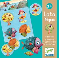 Edukacinė dėlionė Djeco Lotto 4 Seasons, 20 vnt.