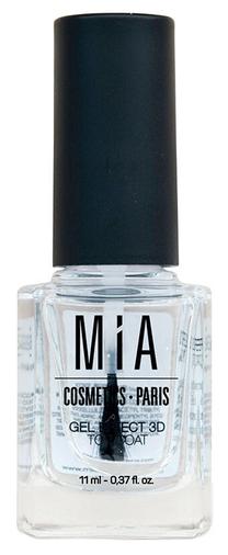 Viršutinis nagų lako sluoksnis Mia Cosmetics Paris Gel Effect 3D, 11 ml