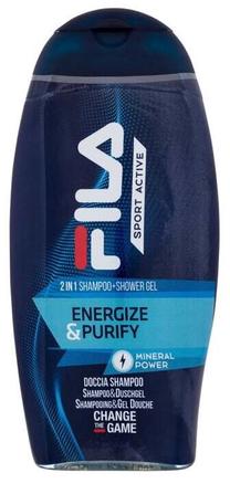 Dušas želeja un šampūns Fila Sport Active Energize & Purify, 250 ml