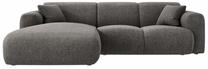 Kampinė sofa Cosmopolitan Design Nolio Haga 16, pilka sp., kairinė, 170 x 260 cm x 72 cm
