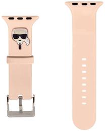 Ремешок Karl Lagerfeld, Apple Watch 38/40/41mm, светло-розовый цв.