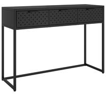 Konsoles galds VLX, melna krās., 106 cm x 35 cm x 75 cm
