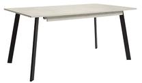 Stalas išskleidžiamas Vario Fusion, balta sp./juoda sp., 160 - 210 cm x 90 cm x 76 cm