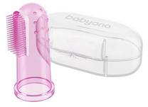 Zobu birste BabyOno First Teeth Toothbrush, 0 mēn., rozā krās.