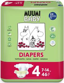 Sauskelnės Muumi Baby, 4 dydis, 14 kg, 46 vnt.
