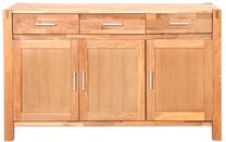 Komoda Home4you Chicago New, ąžuolo sp., 86 cm x 44 cm x 140 cm