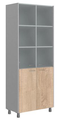 Biuro spinta Skyland Offix New OHC 87.2, ąžuolo sp., 214.7 cm x 45 cm x 87.4 cm