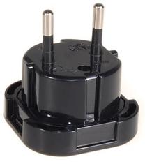 Adapteris Maclean AC Power Plug C/E, AC Power Plug G, melna krās.