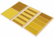 Развивающая доска Eduplay Montessori Touch, 24 см, коричневый цв., 3 шт.
