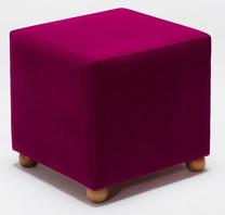 Pufas Hanah Home Ranma 825BLC2367, violetinė sp., 40 cm x 40 cm x 42 cm