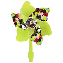 Vėjo malūnėlis Disney Mickey, plastikas, žalia sp./įvairių spalvų